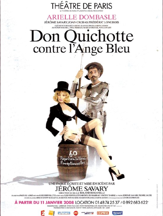 Don Quijote contra el angel azul