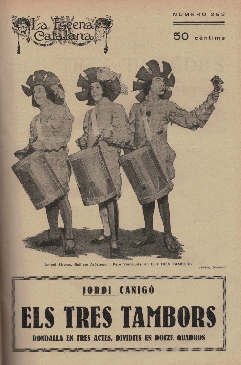 ELS TRES TAMBORS TEATREMUSICALCAT