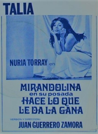 Mirandolina en su posada hace lo que le da la gana