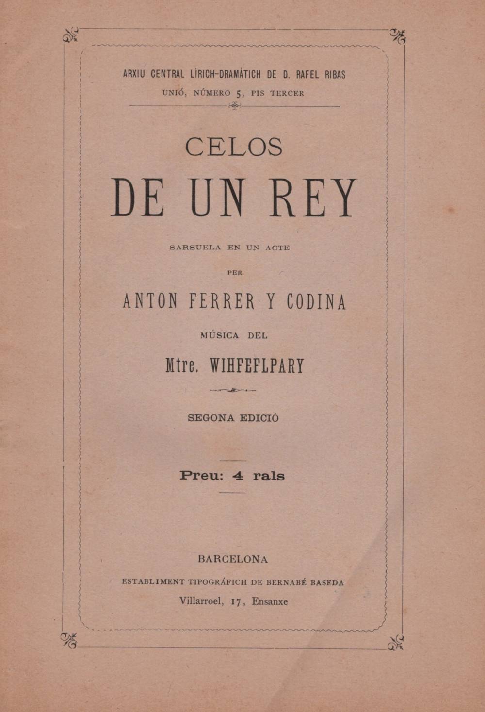 Celos de un Rey