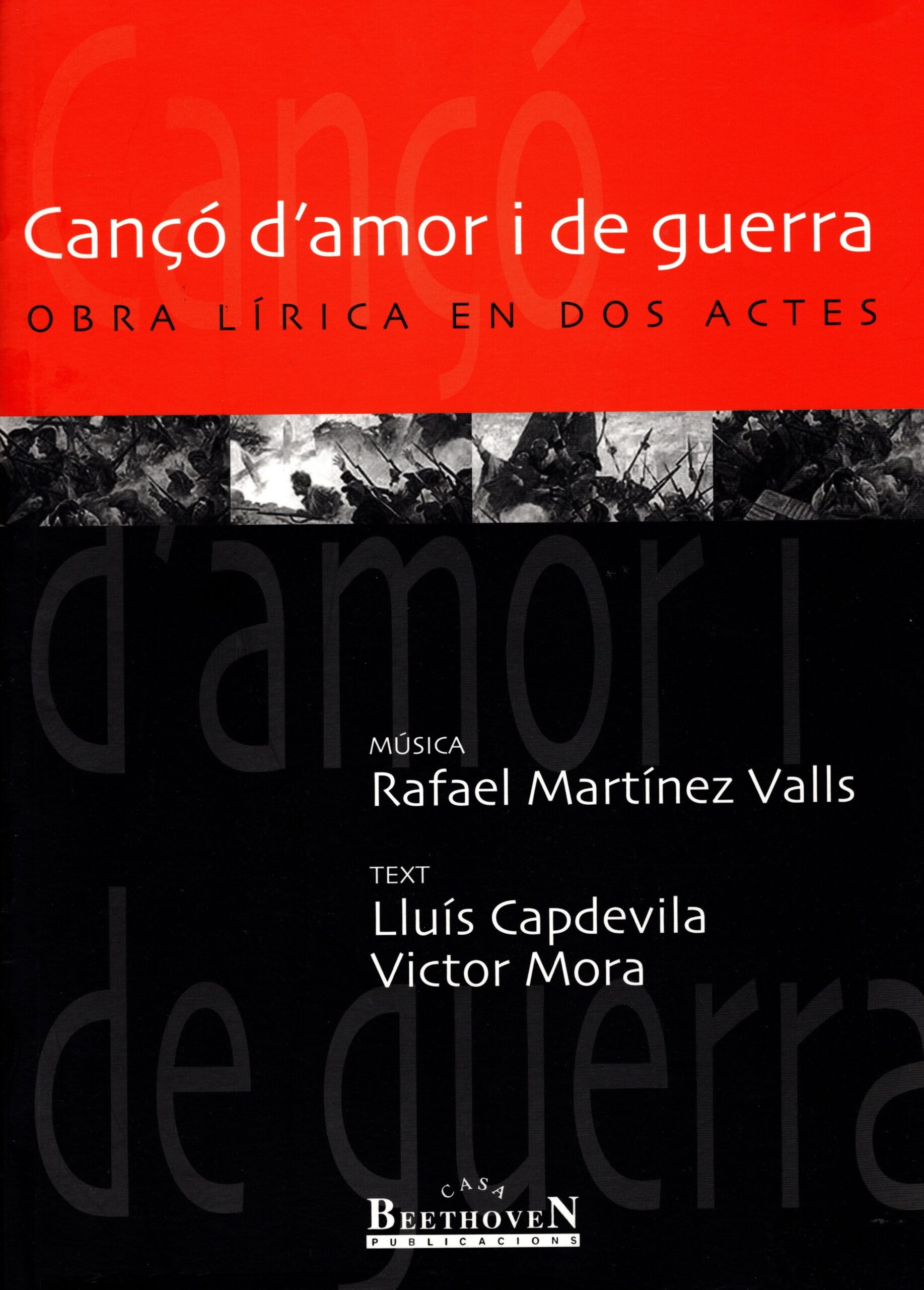 CANCO DAMOR I DE GUERRA PARTITURA TEATRE MUSICAL scaled